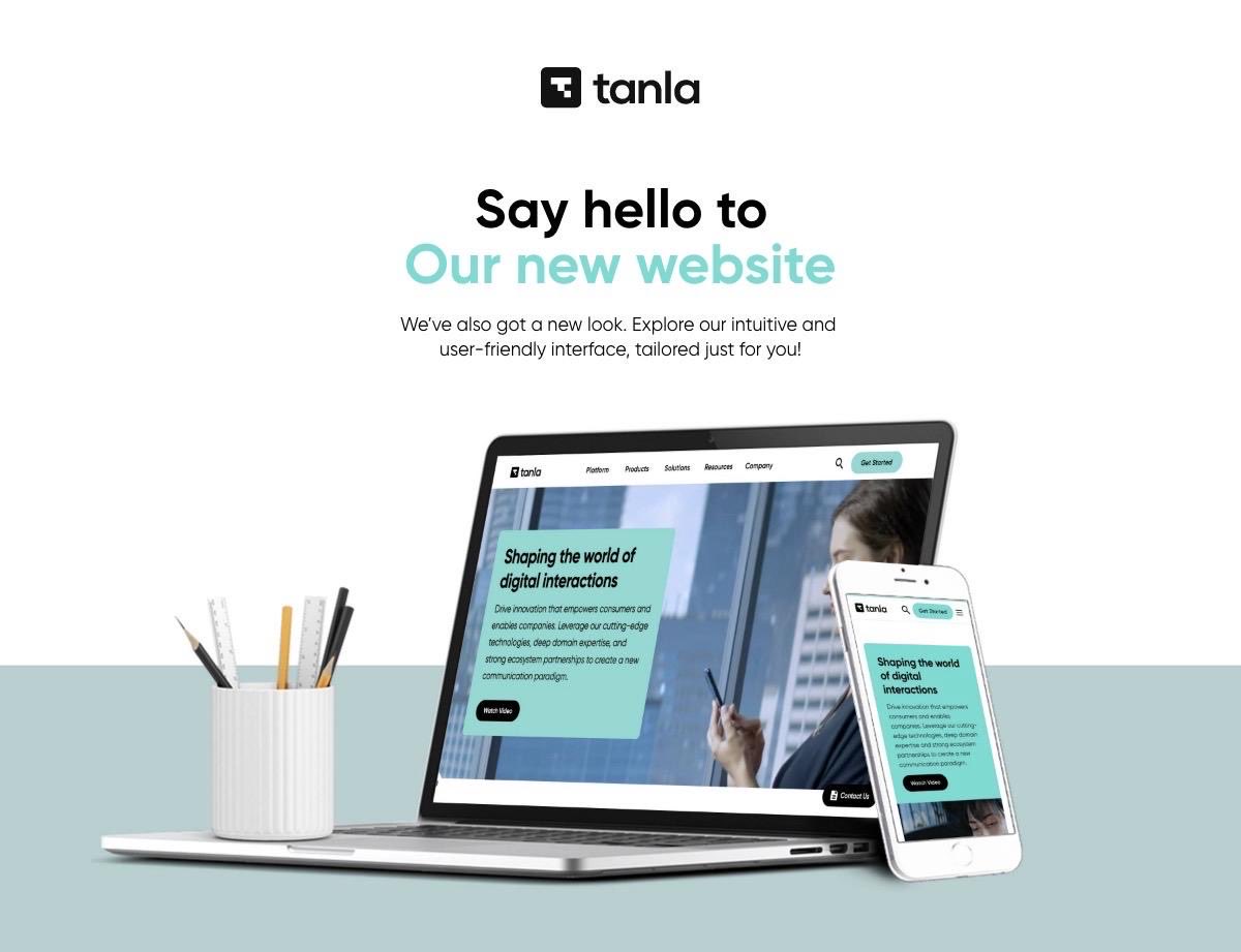 Refreshed  website with new skin and colours . Tanla.com Appreciate your feedback !