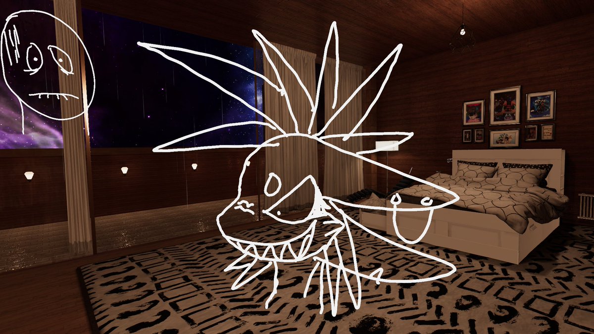 FlakTaryd's tweet photo. VRChat art! Zelyn and Atsu, googly eyes included 

#Avali | #VRChat https://t.co/sFc2N4lGtK