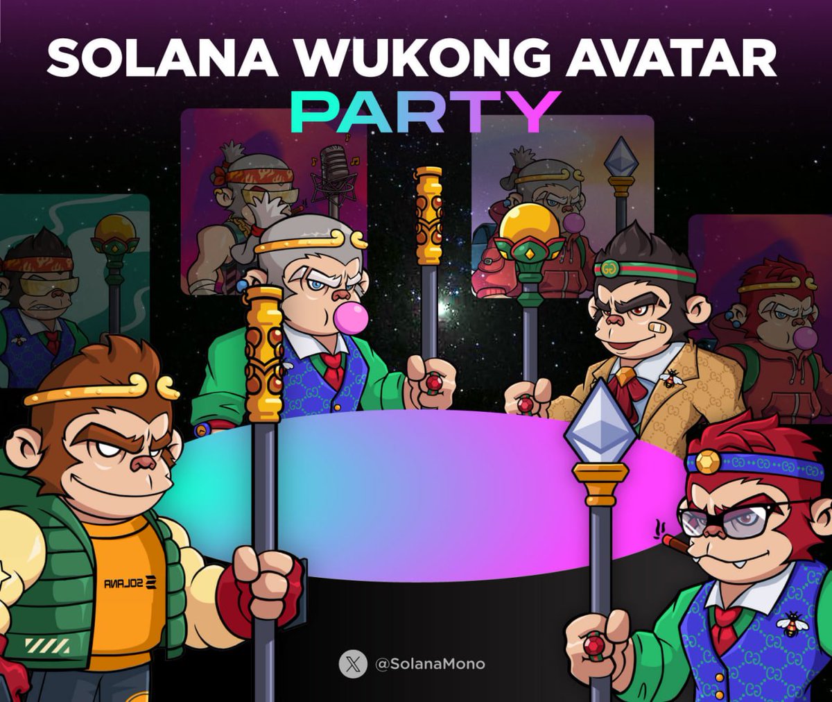 Solana Wukong (OG Free Mint) tweet media