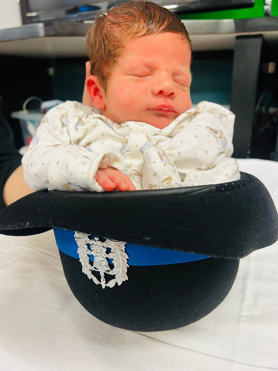 Fleet Neighbourhood Police Team would like to say a big congratulations to PCSO Sam Page and welcome to the family her beautiful baby boy 🥰