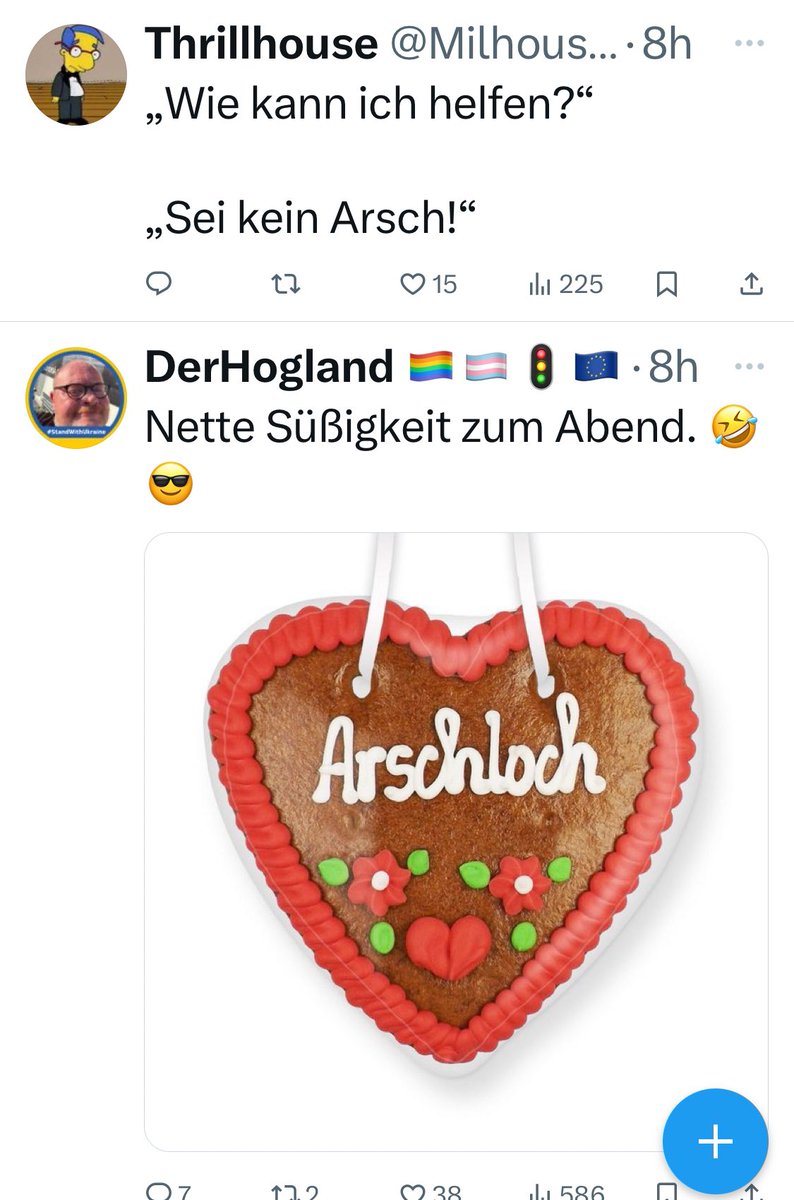 Pflegeline's tweet photo. #Twittertreff zwischen
@MilhouseofPain
und
@StefanHogland
ganz schön arschig 🤭 https://t.co/Ca4zOGlftW