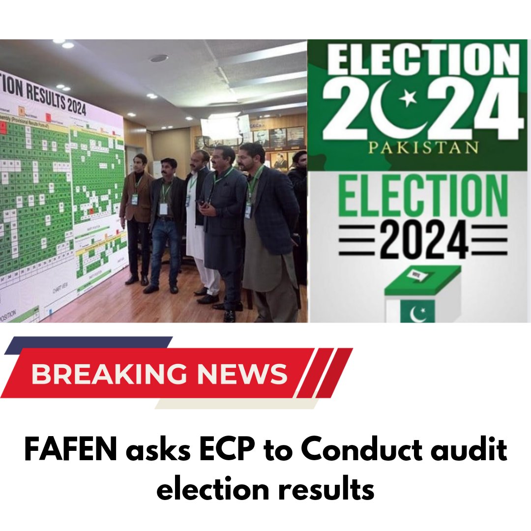 FAFEN asks ECP to Conduct audit election results. #FAFEN #ECP Link🔗........in.......👇 expresstimes.online