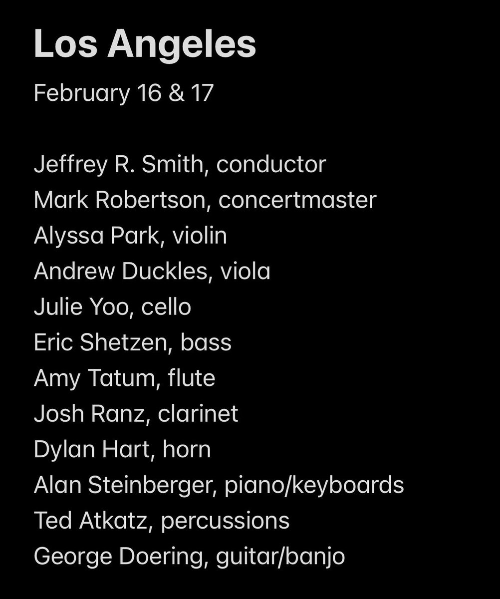 Since many of you have been asking, here are the names of the incredible musicians that performed in the Festival of Seasons in Los Angeles!
🎹🪈🎸🎻🥁