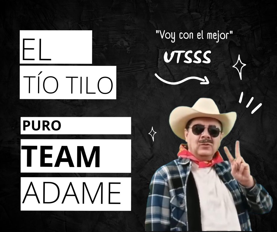 'Porque es el mejor, desde el rancho apoyamos al Adame' -El tío Tilo-
#TeamAdame #LCDLF4 #GarageMediaEntretenimiento