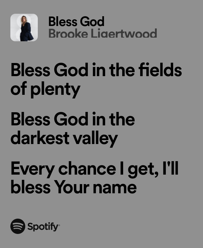 LucKawel's tweet photo. Lord, from our earliest days until today, you continue to take care of us. That's why I glorify you for your grace
@BrookeLig https://t.co/PYsmU1ATNE