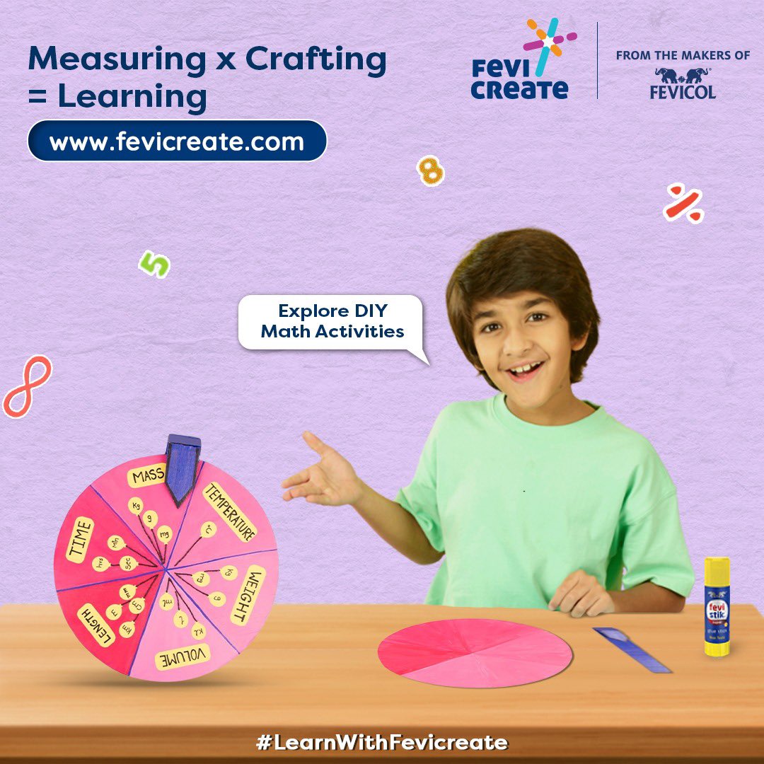 DIY + Measurement = Endless possibilities! Gift your child this hands-on unit activity for a dose of fun and learning🧮🎨

Register at Fevicreate.com and get free access to 500+ new fun activities

#LearnWithFevicreate #DIYMathWeek
#DIYMeasurementActivity