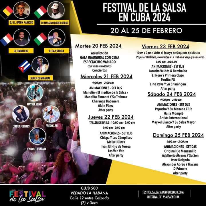 Festival de la Salsa en #Cuba🇨🇺 2024 #CubaEsCultura