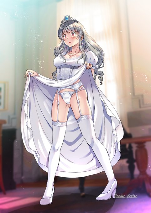 skebの依頼の絵です。
「カメラ目線で」ってこっちを向いている視線の事ですよね……すみません。目を見開いてカメラを見ている顔と勘違いしてしまいました…。 