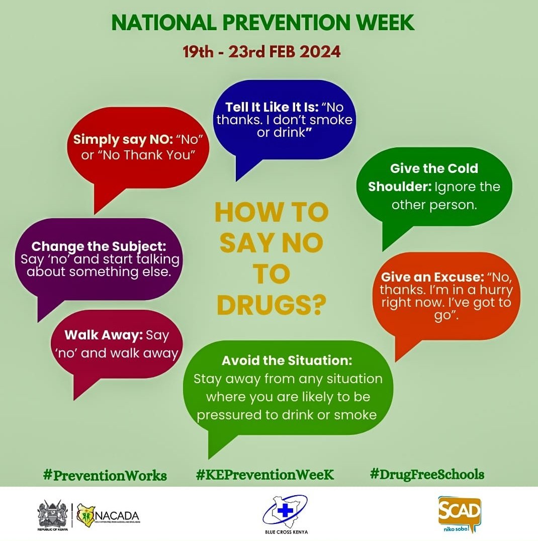 This week we observe the National Substance Use Prevention Week!

At Goldenlife, we believe in promoting a healthy, substance-free lifestyle for everyone. Let's come together to raise awareness, educate, and support one another in making positive choices. <a href="/NACADAKenya/">NACADA Kenya</a>