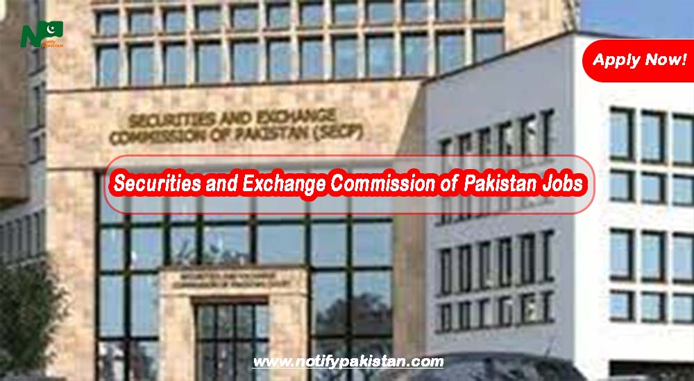 Securities and Exchange Commission of Pakistan SECP Jobs 2024
Vacancies: 04
Apply Now: notifypakistan.com/latest-secp-jo…

#SECPJobs2024
#PakistanJobs
#GovernmentJobsPakistan
#CareersInFinance
#FinanceJobs #SECP
#SecuritiesExchangeCommission
#FinanceRegulation
#InvestmentBanking
#SECPJobs