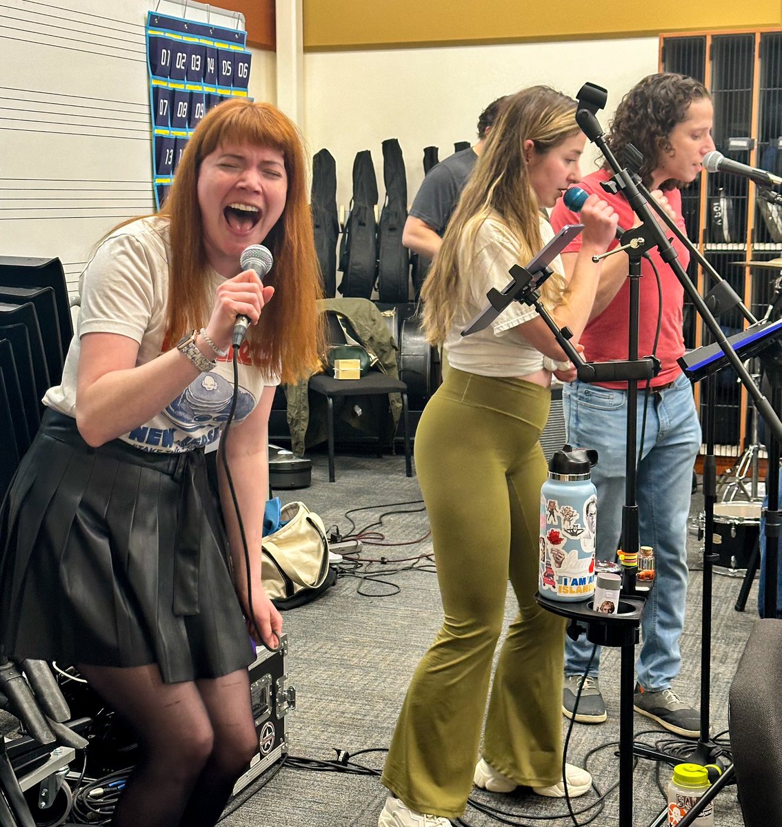 DenverRockOrch's tweet photo. First rehearsal for Ladies of the 80s! Come out and see us March 29th &amp; 30th! https://t.co/VpqTSNj0Bx