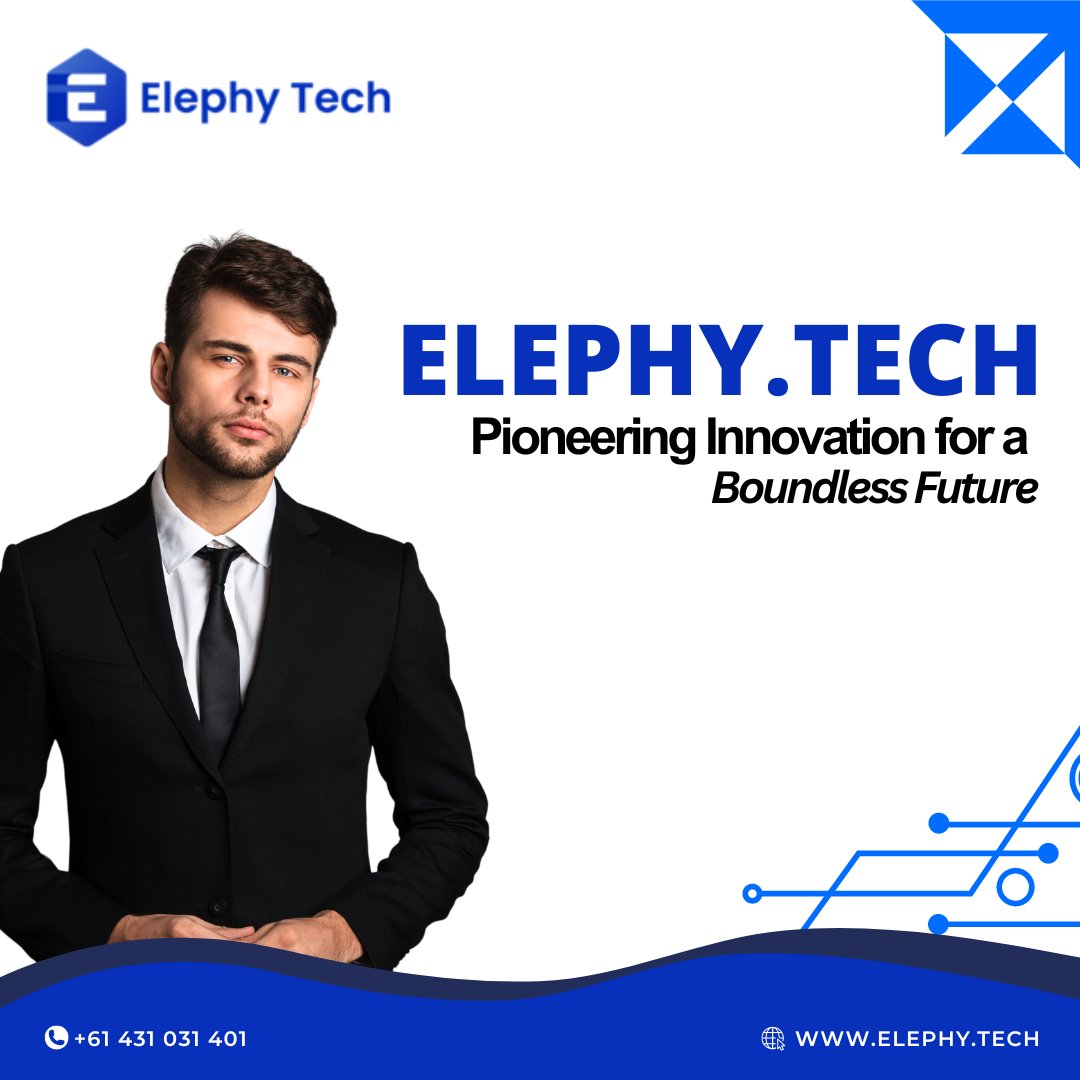 elephytech1's tweet photo. Elevate your tech experience with https://t.co/8Diaf5qmGu! Pioneering innovation for a boundless future. Join us on this exciting journey towards cutting-edge solutions and limitless possibilities! 
#elephytech #mobileapps #webdevelopment #enterpriseapplication https://t.co/NGzRlvnd45