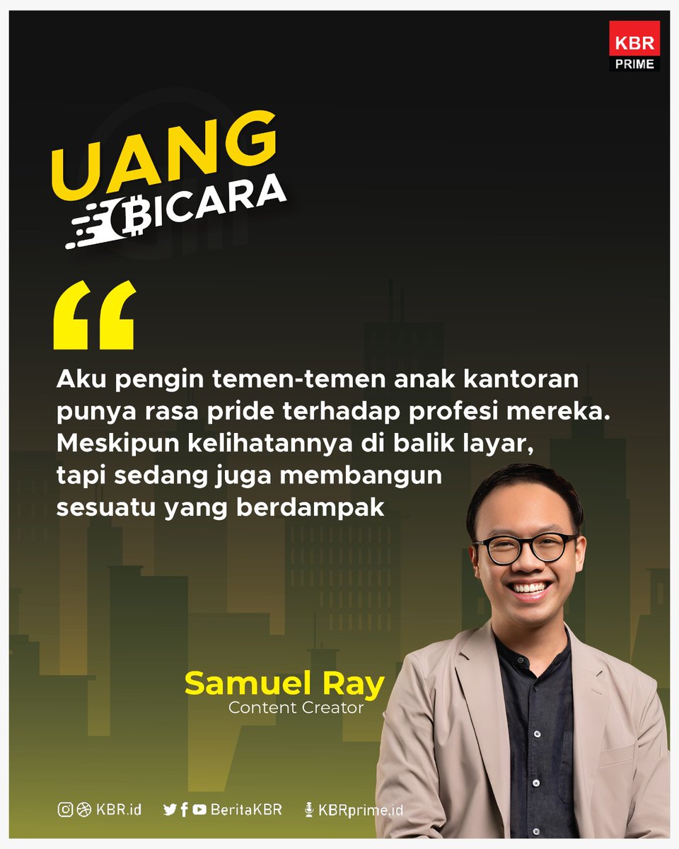 beritaKBR's tweet image. Kira-kira ada ga ya, tips survive sebagai karyawan di zaman ini?

Ternyata ada lho, buku yang membahas lika-liku anak #kantor yang ditulis oleh Samuel Ray, Penulis &amp;amp; praktisi HR.

Yuk, dengarkan selengkapnya soal buku ini di #UangBicara bit.ly/48l9T1A

#PodcastIndonesia