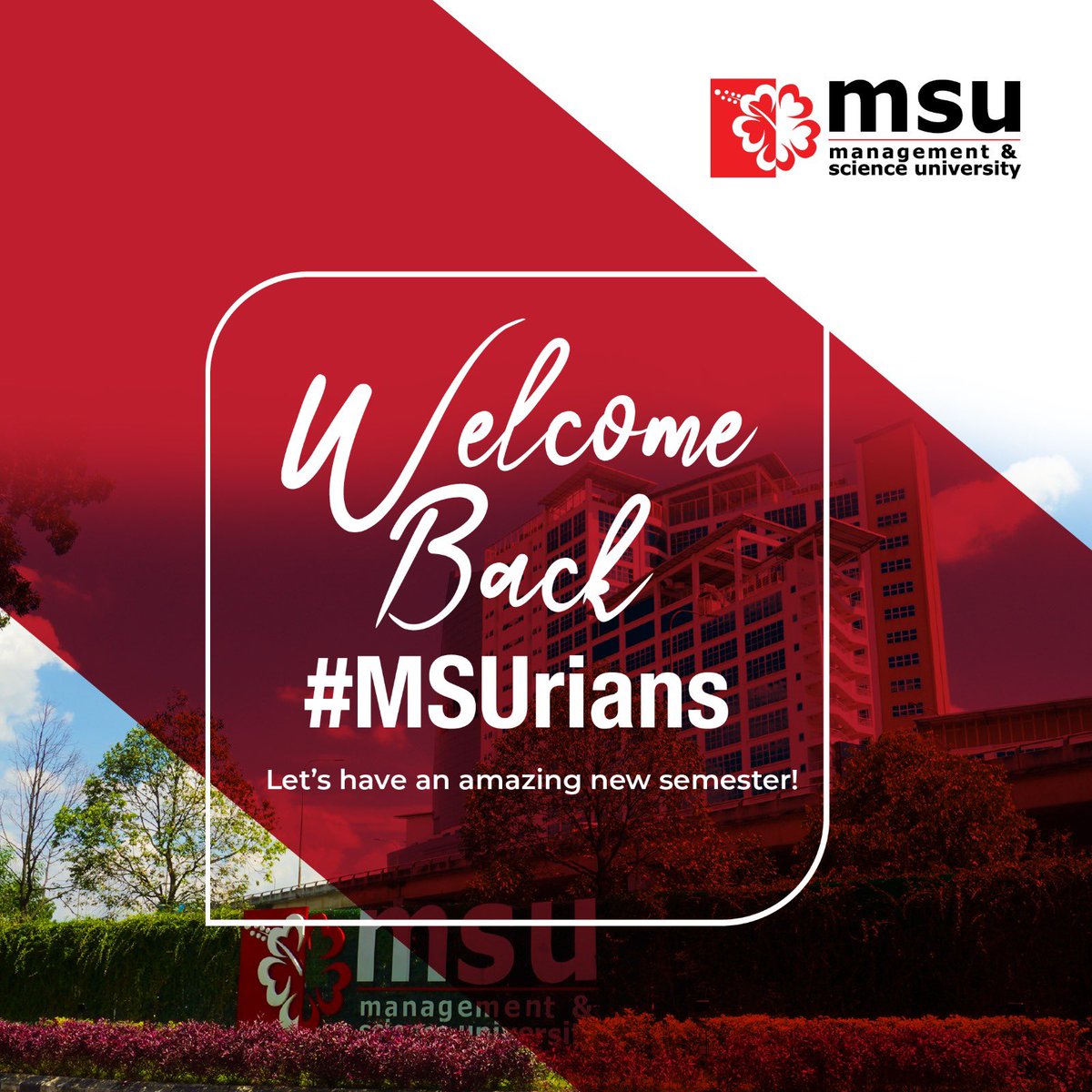 Welcome Back to @MSUmalaysia campus for the new Feb 2024 semester! Time to reconnect with everyone, we are glad you are here. As a new semester commences, I wish you the best on your journey ahead. @MSUcollege @YayasanMSU @MSUscd #transforminglives #enrichingfuture