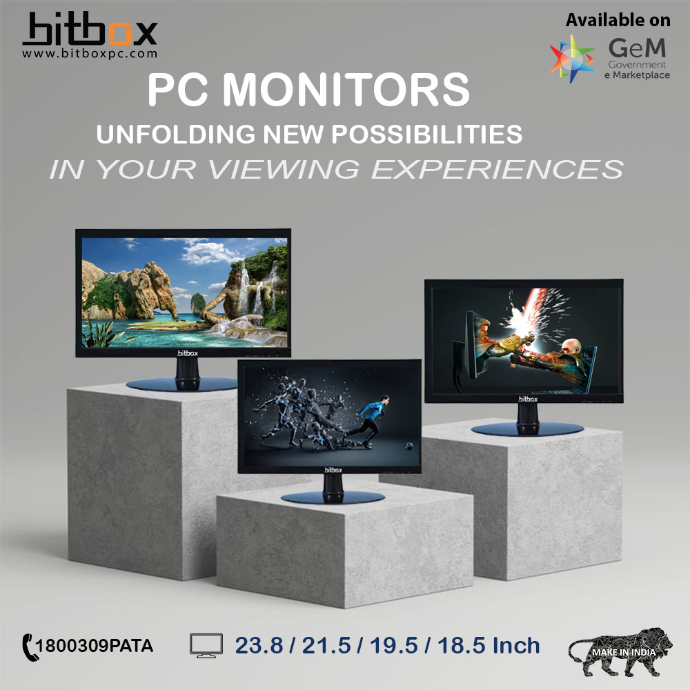 bitbox_pc's tweet photo. BitBox PC Monitors: Unfolding new possibilities in your viewing experience
Learn more : https://t.co/9TOoRqUEya
.
.
.
.
.
.
.
#Bitview #bitboxmonitors #monitor #Bitboxtnpanel #bitboxpc #pc #Bitboxdesktop #Desktopmonitors #IndiaManufacturing #BitboxManufacturing https://t.co/aDQAHELkZs