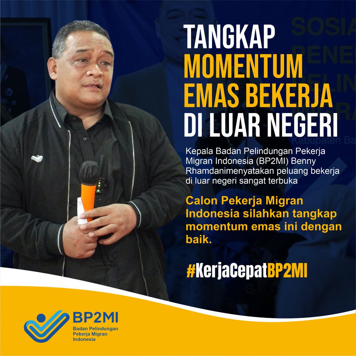 pentolpetam_'s tweet photo. Saatnya utk menangkap momentum bekerja di luar negeri.
Ada #KerjaCepatBP2MI yg membantu kita https://t.co/iupNy7HC1v