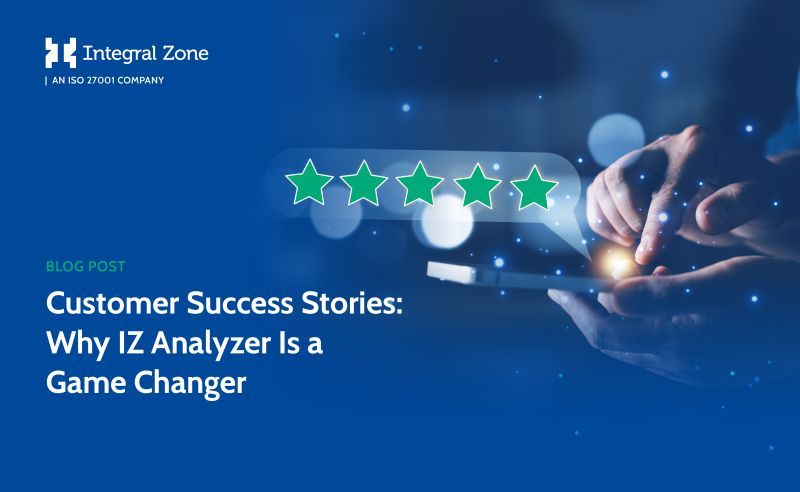 IntegralZone's tweet photo. Discover the transformative power of IZ Analyzer by Integral Zone through their customer success stories – a game-changer in optimizing performance and efficiency!

 https://t.co/bOW80ngBw7

 #IZAnalyzer #GameChanger #CustomerSuccess https://t.co/q1hx0Pjj9v