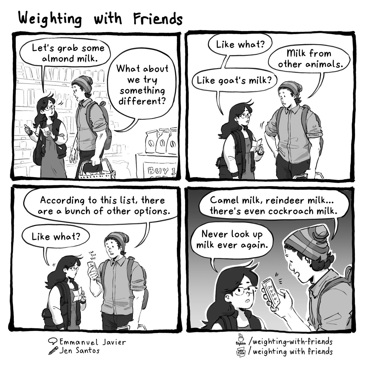 weightwfriends's tweet photo. What's your favorite type of milk? https://t.co/laOETlL7rx