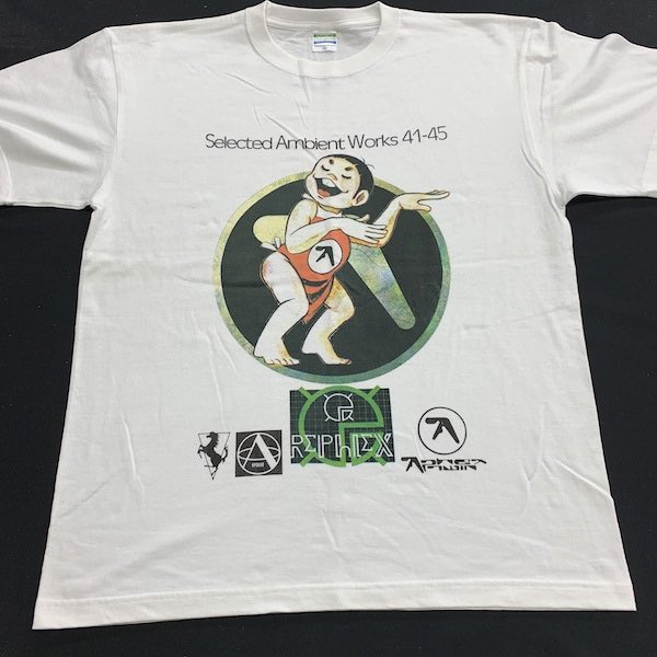 aphex twin Tシャツ Aphex Twin エイフェックス ツイン Tシャツ ブラック バンド