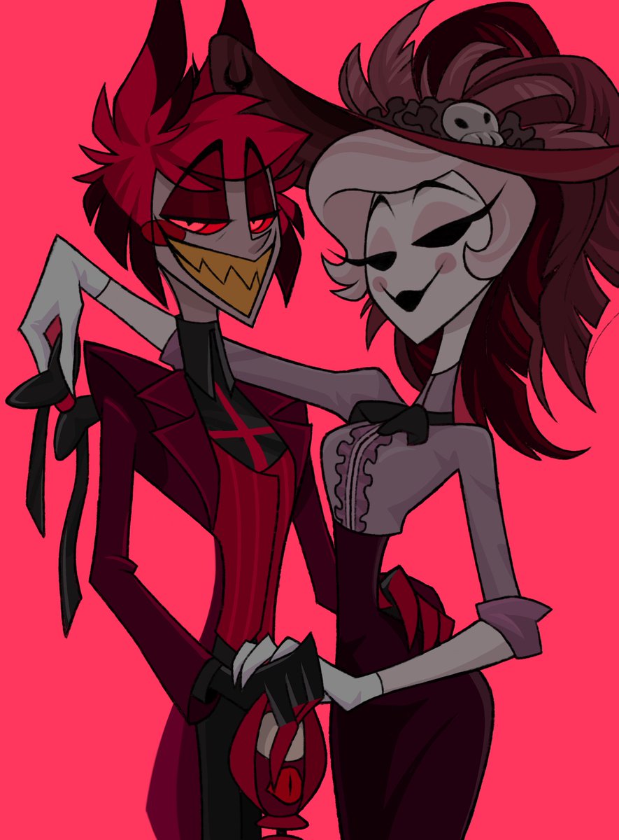_nedned_x's tweet image. RadioRose✨

Am too late for valentines so there ya go XD
#HazbinHotel #HazbinHotelFanart #HazbinHotelArt #Radiorose #HazbinHotelAlastor #HazbinHotelRosie