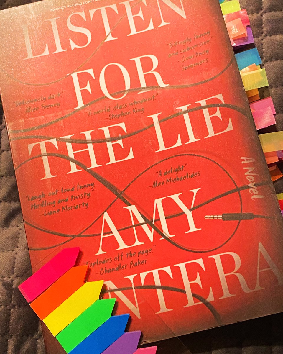 TY @amytintera awesomely entertaining book & TY @CeladonBooks @MacmillanUSA for this ARC. Enjoyed meeting the characters and savored solving the mystery of what truly happened the night Savvy was murdered.  Sit down, Get cozy and #ListenForTheLie!  Grab your copy March 5, 2024.