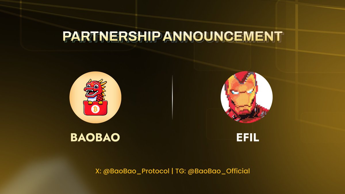BaoBao_Protocol's tweet photo. BaoBao Protocol x @LifeRestartEFIL
🚀 Experience the power of a direct $EFIL gift box with BaoBao! EFIL: The Encryption Button to Reboot Your Life. Dive in and give it a try! #BaoBao #EFIL #CryptoRedPacket https://t.co/aXEucrCJGa