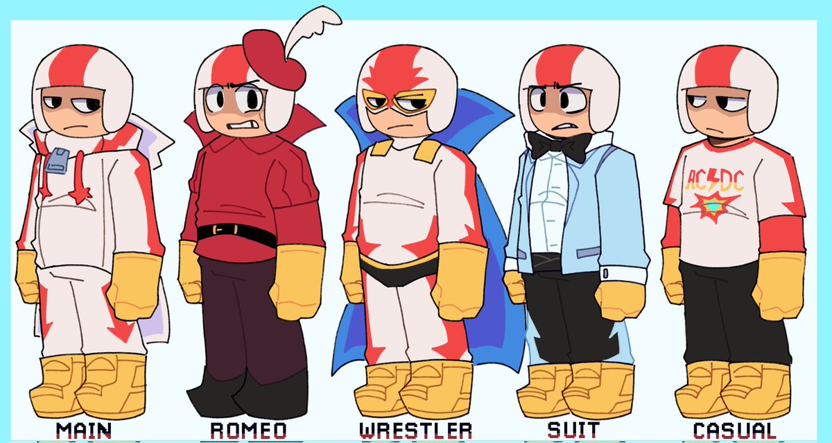 The many Kick Buttowski outfits
#kickbuttowski #fanart