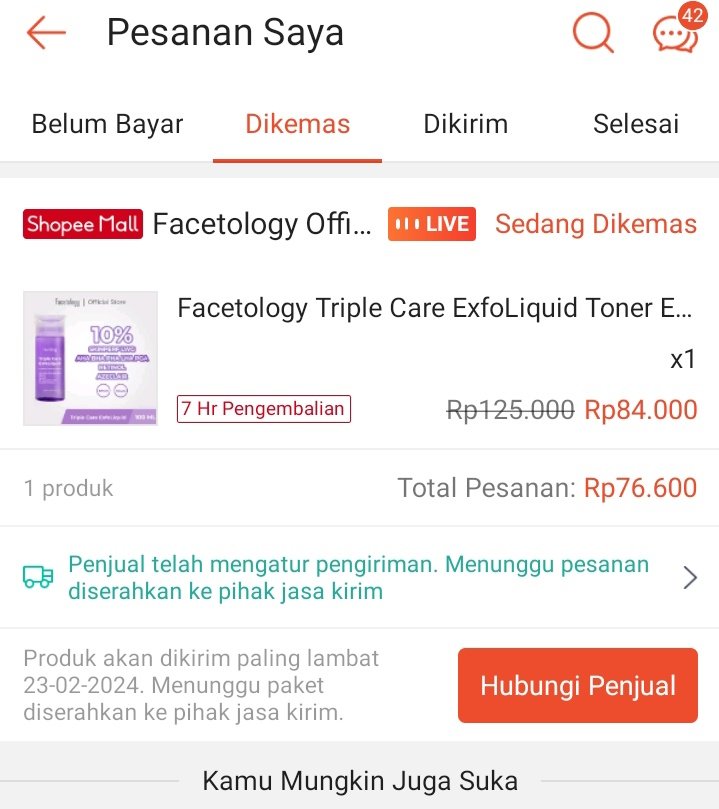 exfoliating toner facetology 
125k > 84k > 76k > 😍😍😍
buruan co guyss : shope.ee/4AbnoF3jrX