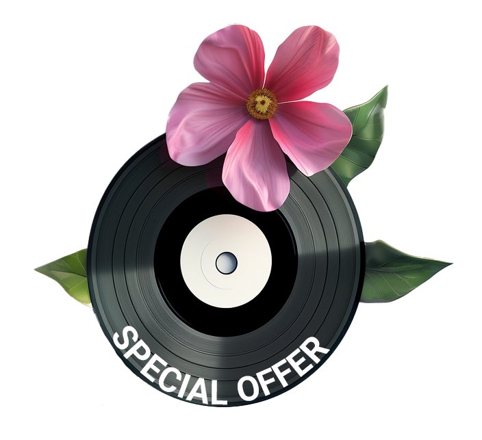 Get a special offer for 500 records on our website at honeyvinyl.com - just click on the flower! #honeyvinylrecords #vinylrecords #recordpressing #musica #music