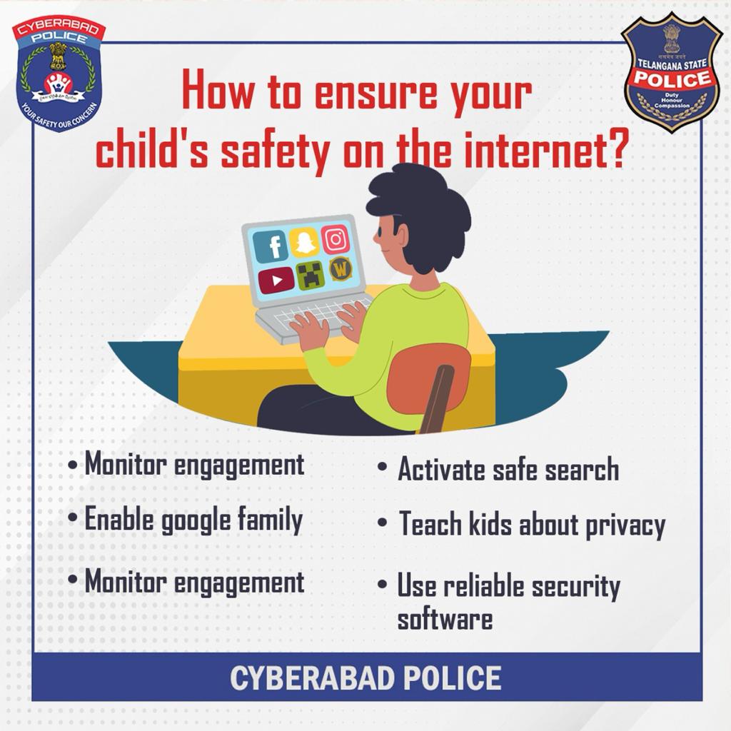 How to ensure your child's safety on the internet? #Childsafety #Childline1098 #Dial1930 #Dial100