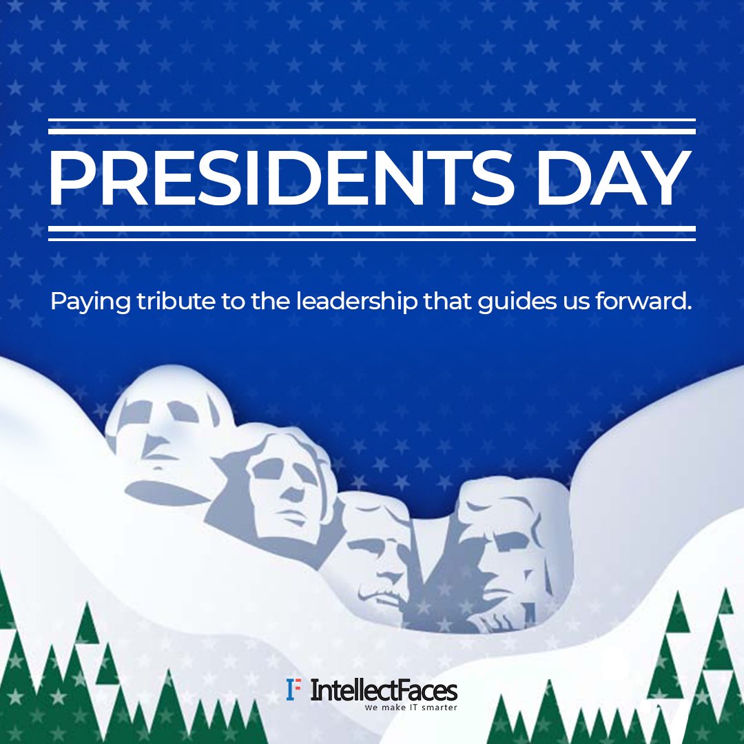 intellectfaces's tweet image. On this #PresidentsDay, let&apos;s honor the leaders who paved the way for opportunity and progress. Their vision and courage continue to inspire us to build a brighter future for all.