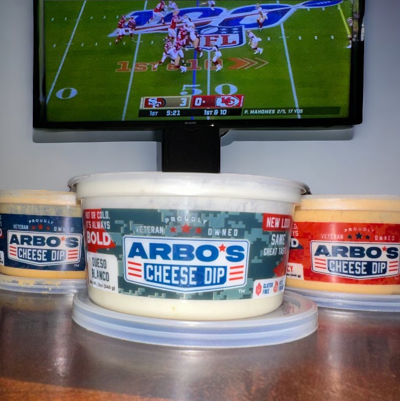 LiveWithTiannaJ's tweet photo. Tasty snacks made the game even better!! It’s one thing seeing your team win but another to have tasty snacks that were fire!  
#tryazon #arboscheesedip #veteranowned https://t.co/WJK6kvuHUz