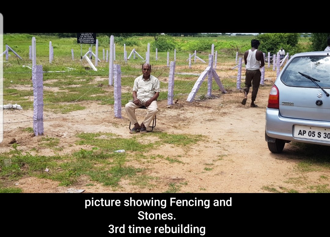 sai6869's tweet photo. @RachakondaCop @Alair_PS @DcpBhongir @AcpYadadri Present situation at site. Demolished by L.Venugopal A1 and also this were clearly recorded in CD and handed to Alair PS. Till date A1 to A5 not yet attended CC case at alair Court. https://t.co/yLvt5ZLzhG