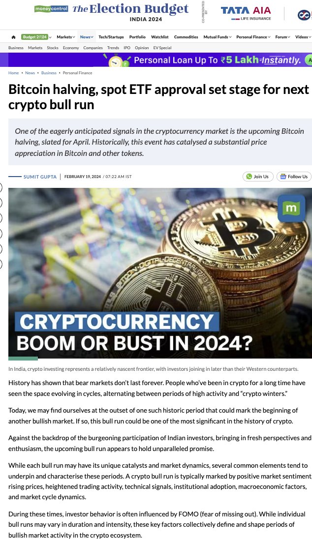 Sumit Gupta (CoinDCX) tweet media