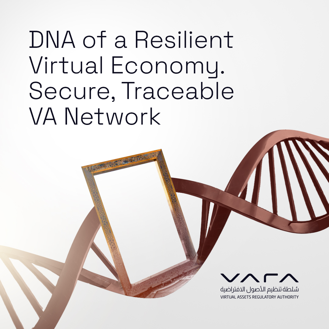 VARA positions Dubai as the secure hub for an increasingly borderless global economy. The immutable, traceable VA network is the  DNA of a resilient tomorrow.

Check out our website for more: vara.ae
#VirtualAssets #FutureEconomy #RegulatoryStandards