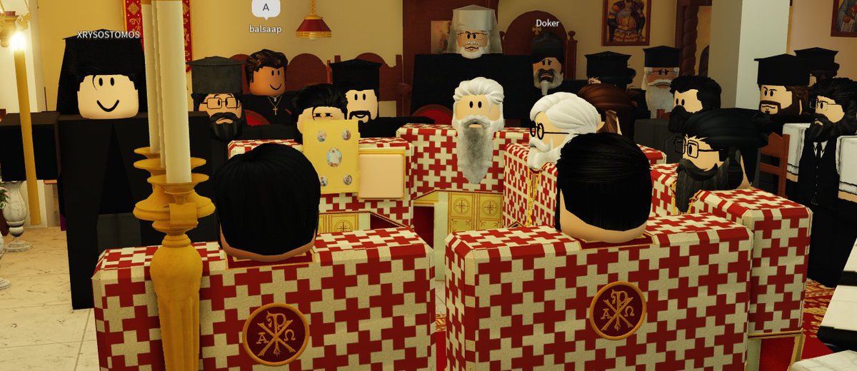FatherSpiros's tweet image. On February 19, 2024 I complete one year as archpriest in the Diocese of Romania, however I also celebrate 4 years of priesthood on the roblox platform. I invited priests I have worked with over the years and groups to participate. Thanks to all who came!