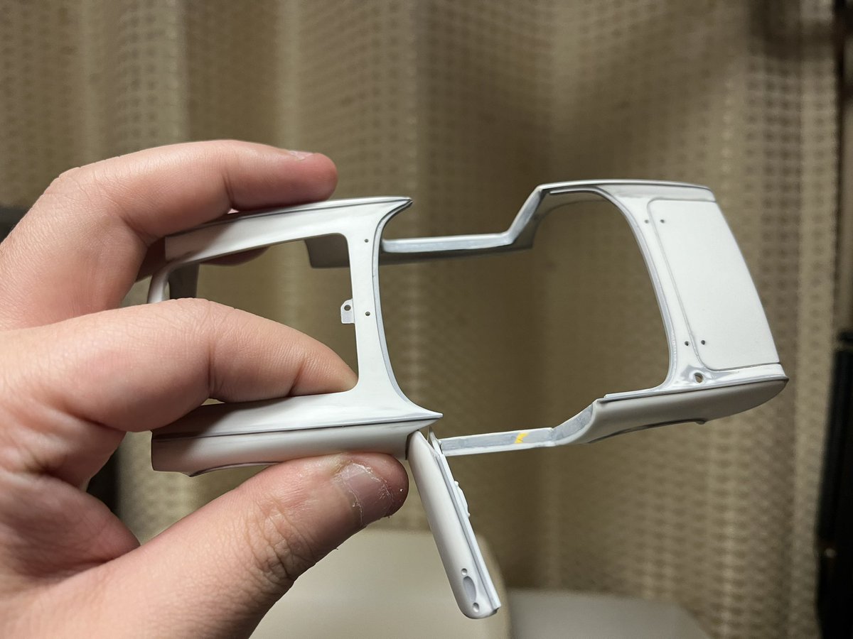 plum_model's tweet image. ドアの加工完了！
初挑戦にしては、なかなかに上手くいったかな？