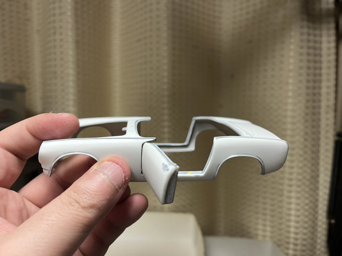 plum_model's tweet image. ドアの加工完了！
初挑戦にしては、なかなかに上手くいったかな？