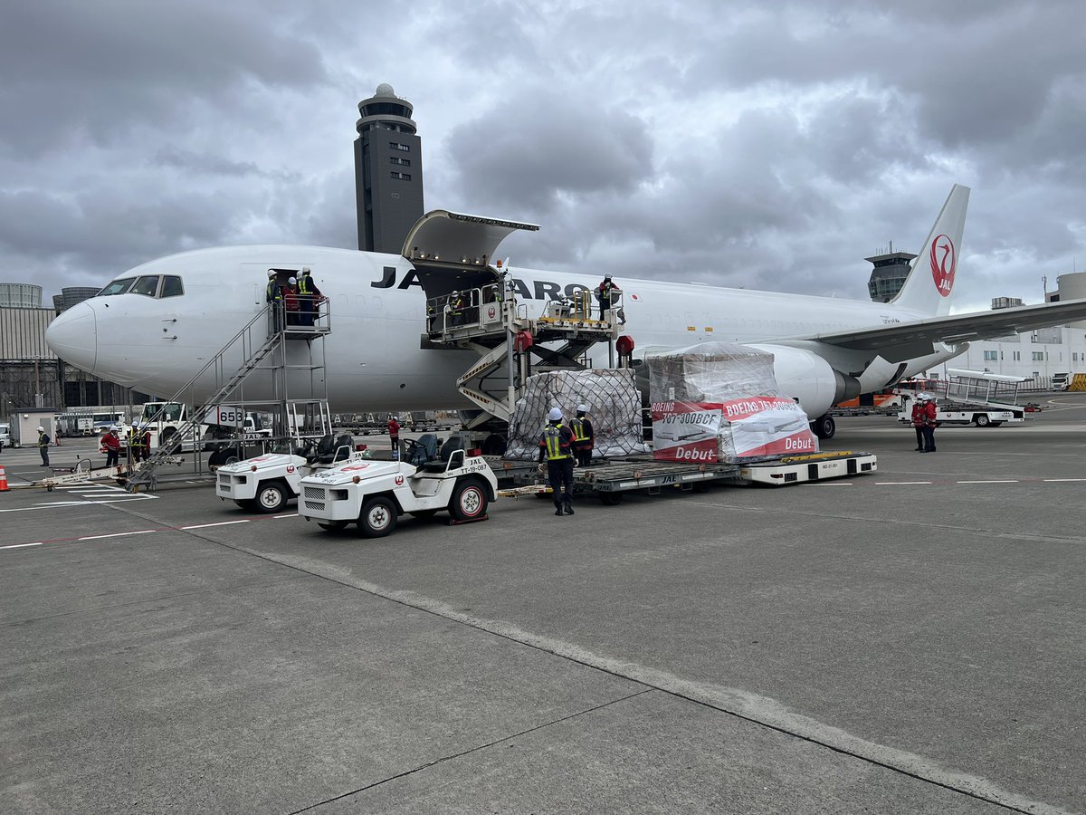 Aviation_Wire's tweet photo. ［速報］JAL 13年ぶり貨物機767-300BCFまもなく就航。#JAL #B763 #767BCF #JA653J https://t.co/d7XWVCXSF4