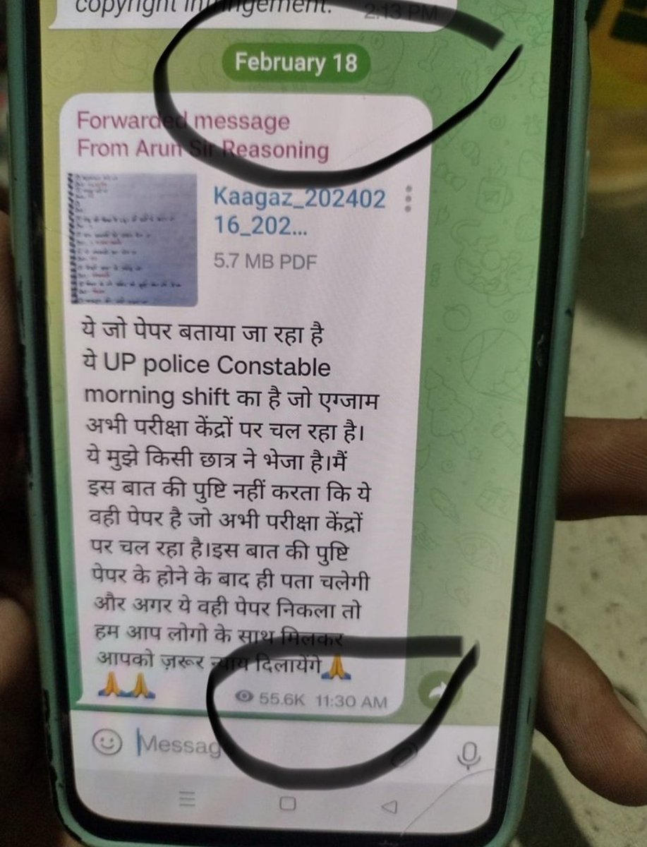 YADAVAashishKr's tweet image. Paper leak hua ye to clear hii haii, No doubt.
Let&apos;s suppose minimum 10k students ye pdf dekh kar gye Jo leak hua I&apos;m talking about 18 Feb ke 2nd shift ka exam, to ye exam fair exam kaise hua?
@upprp  @myogiadityanath 
#uppolicepaperleak 
#UPpoliceReExam