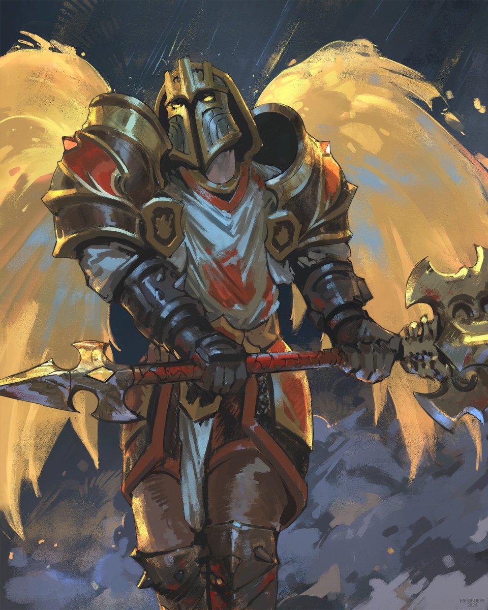 Eregbueye's tweet photo. Avenging Wrath
World of Warcraft character commission work https://t.co/VzbeP7ulOJ