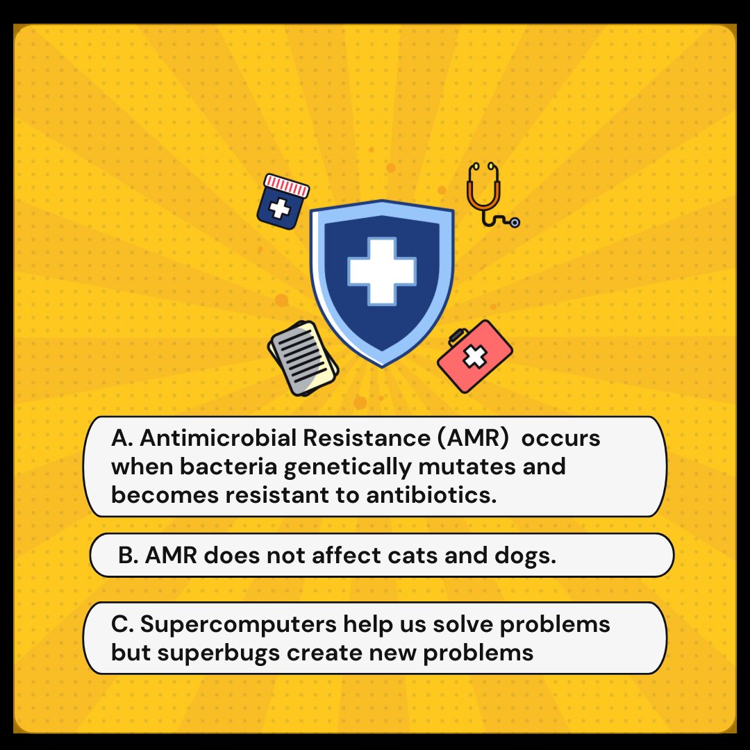 We’re back with our ‘Two Truths and a Lie’ game on antimicrobial resistance! Can you Spot the Lie? Vote below and let us know. 
#AMR #game #PollOfTheDay #antimicrobialresistance #antibiotics