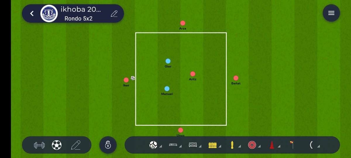 Tomisl9's tweet image. Generando tareas. Juegos para el Benjamín.#futbolformativo