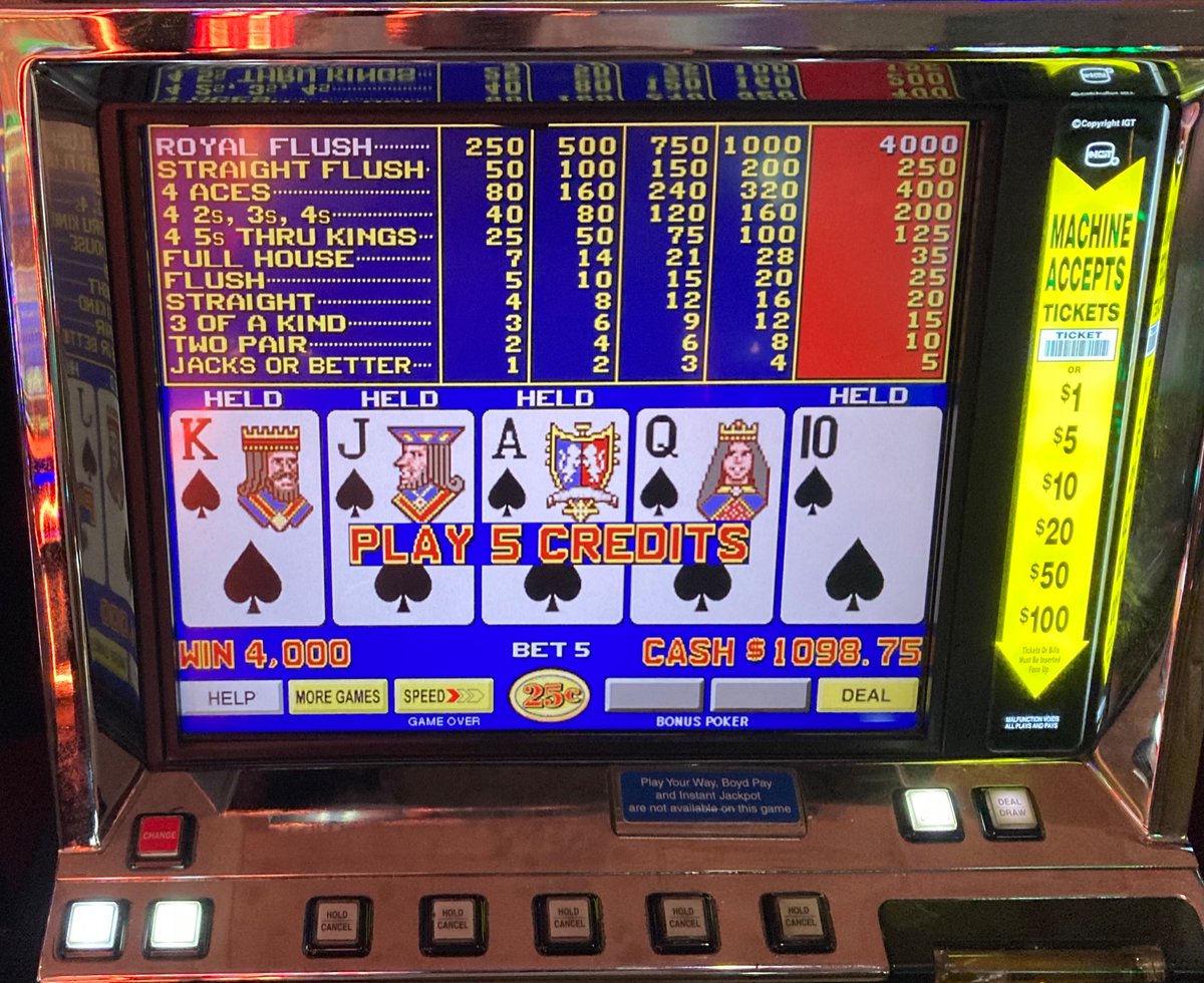 FINALLY!!! I’ve been in Vegas almost 25 years and this is my first royal.