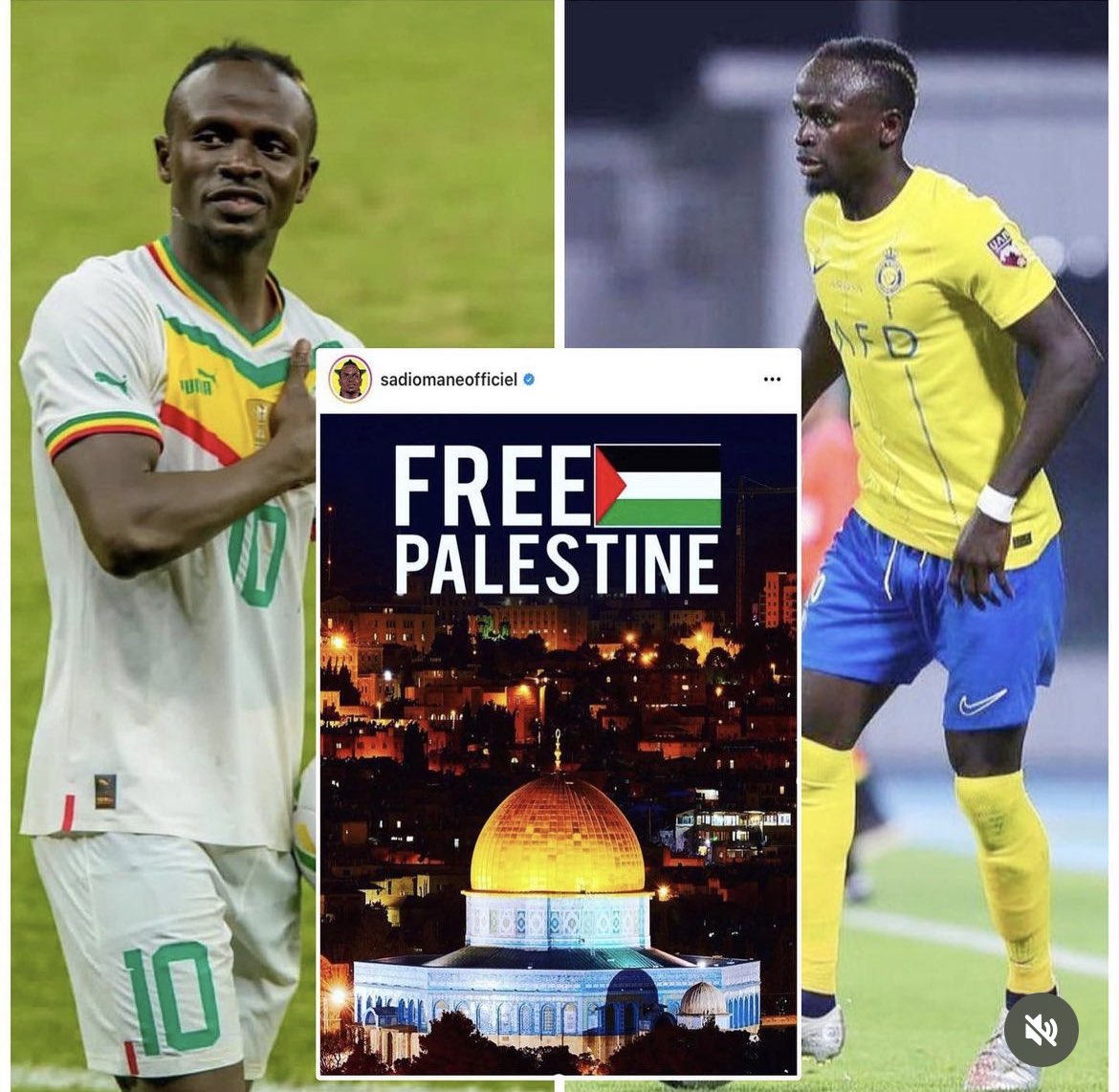 🚨🇵🇸🇸🇳 Sadio Mane stands with PALESTINE!