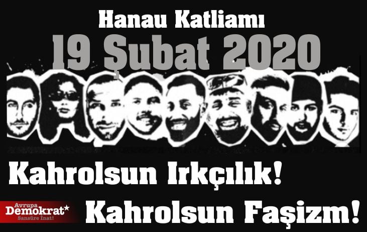 19 Şubat 2020: #Hanau Katliamını Lanetliyoruz...

#IrkcılığaHayır
#Racism
#KahrolsunIrkçılık
#Irkciliğakarşiyiz
#Populism
#nefesalamıyorum
#ABDYANIYOR
#BlacklivesMaters
#JusticeForGeorgeFloyd
#GeorgeFloyd
#GeorgeFloydProtests
#Minneapolis
#JUSTICEFORGE
#ICANTNEFES