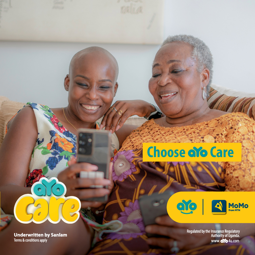 aYo Uganda (@ayouganda) on Twitter photo When it comes to care, choose aYo. Your trust, our commitment.
GET Monthly cover from aYo & MTN worth 1.6 Million (For accidents) & UGX 500,000 (For Illness). Dial*165*3*625545#, Pay 4,000/- using <a href="/mtnmomoug/">MoMo from MTN Uganda</a> .
#BecauseYouCare When it comes to care, choose aYo. Your trust, our commitment.
GET Monthly cover from aYo & MTN worth 1.6 Million (For accidents) & UGX 500,000 (For Illness). Dial*165*3*625545#, Pay 4,000/- using <a href="/mtnmomoug/">MoMo from MTN Uganda</a> .
#BecauseYouCare