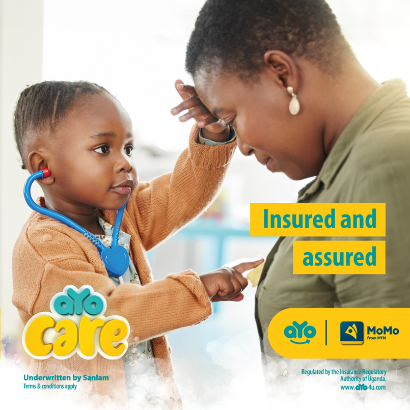 aYo Uganda (@ayouganda) on Twitter photo Rest easy, you're both insured and assured.
GET 1.6 Million Cover for Accidents. Dial*165*3*625545#, Pay your aYoCare 12,000/- using <a href="/mtnmomoug/">MoMo from MTN Uganda</a> -VALID for 3 Months.
#BecauseYouCare Rest easy, you're both insured and assured.
GET 1.6 Million Cover for Accidents. Dial*165*3*625545#, Pay your aYoCare 12,000/- using <a href="/mtnmomoug/">MoMo from MTN Uganda</a> -VALID for 3 Months.
#BecauseYouCare
