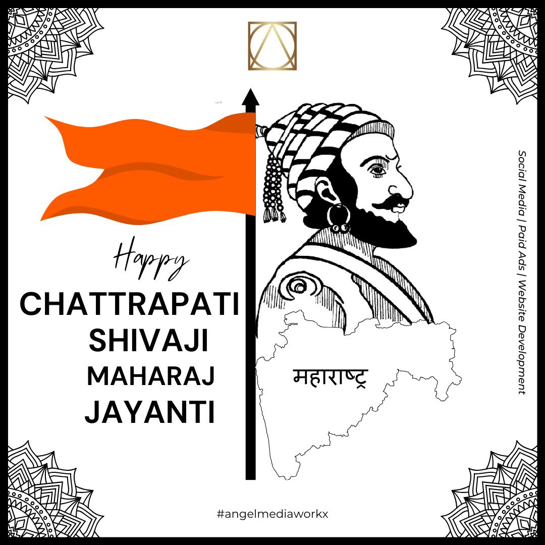 angelmediaworkx's tweet photo. Saluting the indomitable spirit of Chhatrapati Shivaji Nagaraj on his Jayanti. A visionary leader, warrior, and symbol of courage who laid the foundation of a glorious empire. 
Jai Shivaji Maharaj! 🚩 
#ShivajiJayanti #ChhatrapatiShivajiMaharaj
#jaimaharashtra
#angelmediaworkx https://t.co/eFEVoO2Xqn