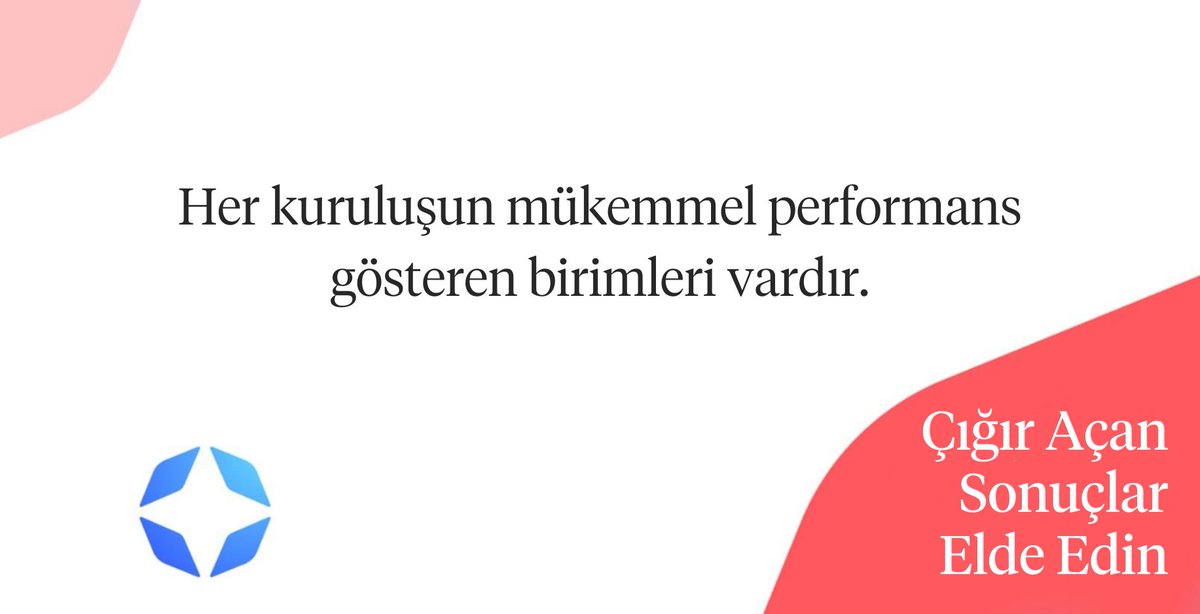 Her kuruluşun mükemmel performans gösteren birimleri vardır. #pazartesimotivasyonu #FranklinCoveyTürkiye